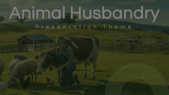 Animal Husbandry Presentation Theme Animated Presentation - SketchBubble