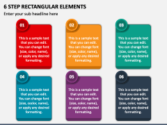 6 Step Rectangular Elements PPT Slide 1