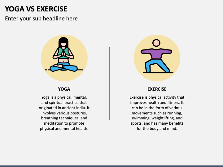 Yoga Vs Exercise PPT Slide 1