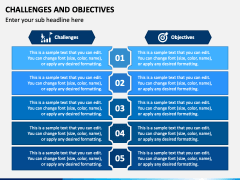 Challenges and Objectives PowerPoint and Google Slides Template - PPT ...