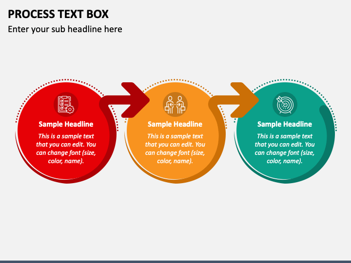 Process Text Box PPT Slide 1
