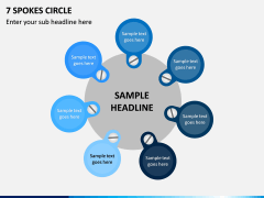 7 Spokes Circle PPT Slide 1