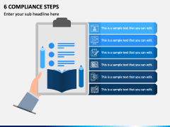 6 Compliance Steps PPT Slide 1