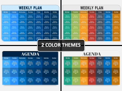 Weekly Plan PPT Cover Slide