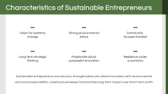 Sustainable Entrepreneurship PPT Slide 4