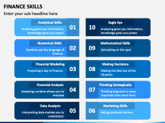 Finance Skills PowerPoint and Google Slides Template - PPT Slides