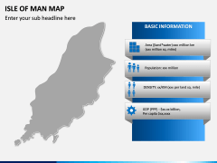 Isle of Man Map PPT Slide 3