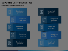 10 Points List Animated Presentation - SketchBubble
