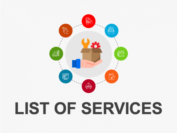 List of Services PPT Slide 1