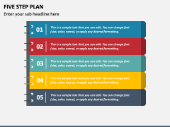 Five Step Plan PPT Slide 2