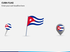 Cuba Flag PPT Slide 1