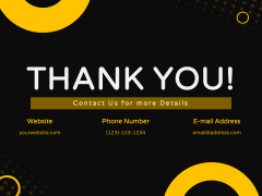 Yellow and Black Presentation Theme PPT Slide 12