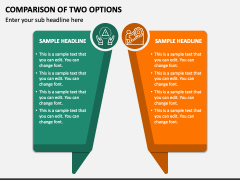 Comparison of Two Options PPT Slide 1