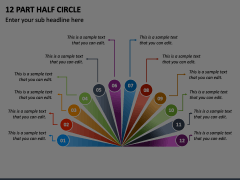 12 Part Half Circle Animated Presentation - SketchBubble