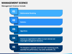 Management Science PowerPoint and Google Slides Template - PPT Slides