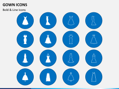 Gown Icons Slide 1
