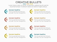 Creative Bullets for PowerPoint and Google Slides - PPT Slides