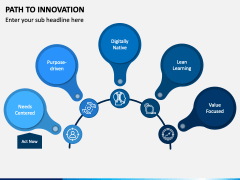 Path To Innovation Powerpoint Template - Ppt Slides