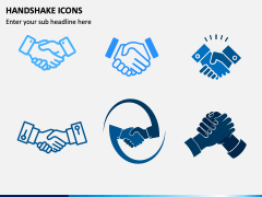 Handshake Icons PPT Slide 1