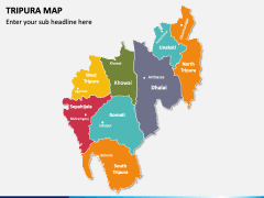 Tripura Map PPT Slide 3