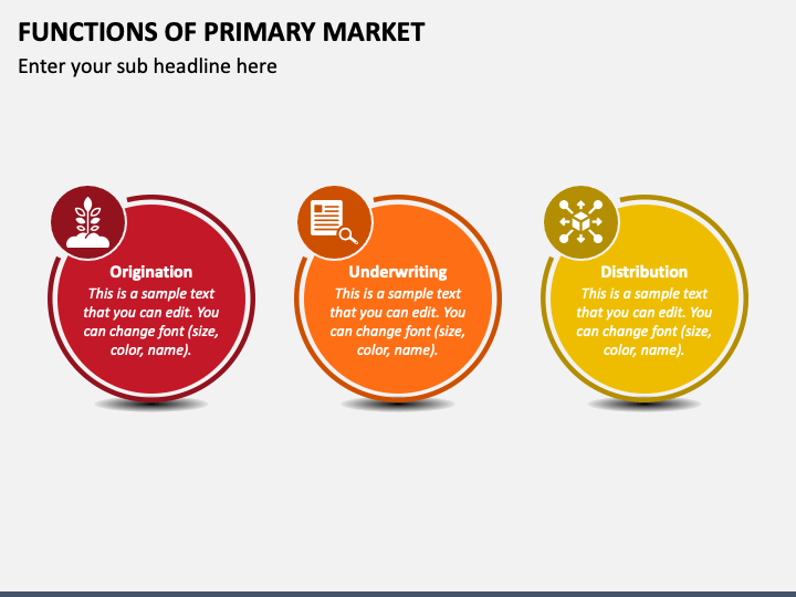 Functions of Primary Market PPT Slide 1