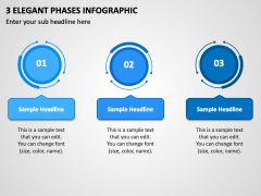 3 Elegant Phases Infographic PPT Slide 1