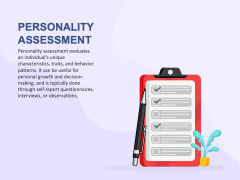 Personality Assessment PowerPoint And Google Slides Template - PPT Slides