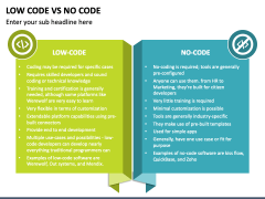 Low Code Vs No Code PPT Slide 2