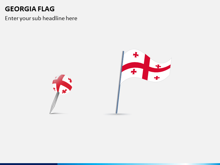 Georgia Flag PPT Slide 1