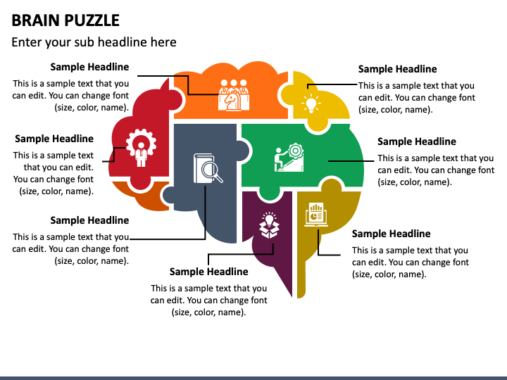 Brain Puzzle PPT Slide 1