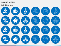 Saving Icons PPT Slide 2