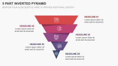 5 Part Inverted Pyramid PPT Slide 1