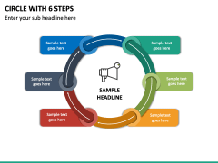 Circle With 6 Steps PPT Slide 2
