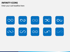 Infinity Icons PPT Slide 1