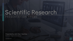 Scientific Research Theme Animated Presentation - SketchBubble
