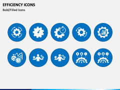 Efficiency Icons PPT Slide 1