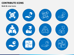 Contribute Icons PPT Slide 1