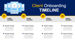 Client Onboarding Timeline PPT Slide 1