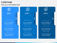 3 Step Plan PPT Slide 1