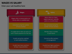 Wages Vs Salary Animated Presentation - SketchBubble