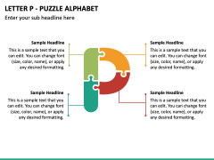 Letter P - Puzzle Alphabet PPT Slide 2