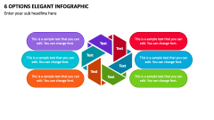 6 Options Elegant Infographic PPT Slide 1