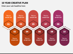 10 Year Creative Plan PPT Slide 1