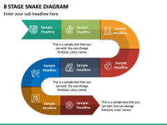 8 Stage Snake Diagram PPT Slide 2