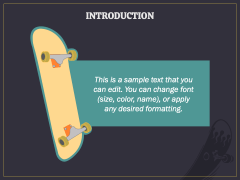 Skateboard Theme PPT Slide 2
