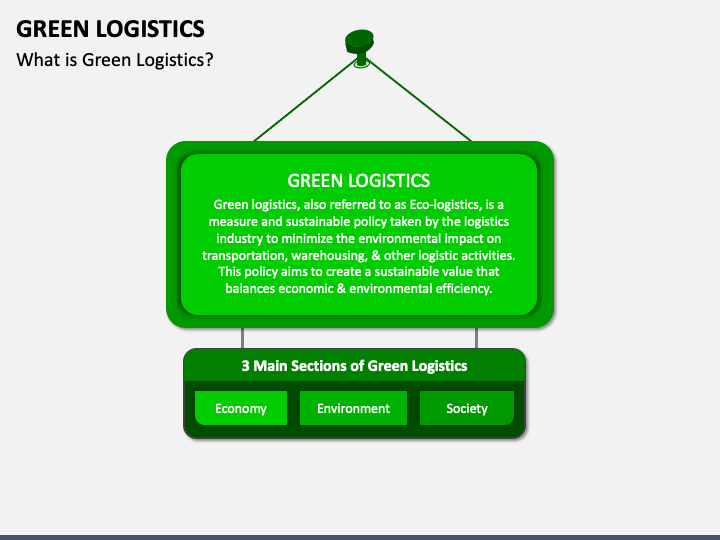 Green Logistics PPT Slide 1