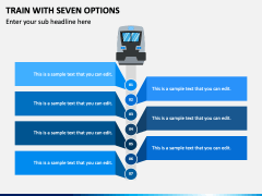Train with Seven Options PPT Slide 1