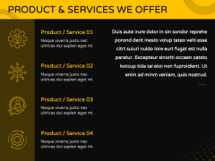 Yellow and Black Presentation Theme PPT Slide 5