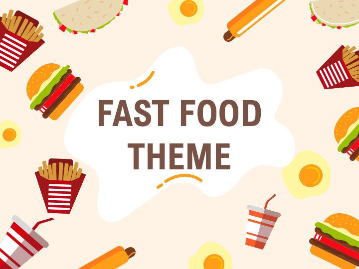 fast food background