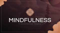 Mindfulness Theme PPT Slide 1